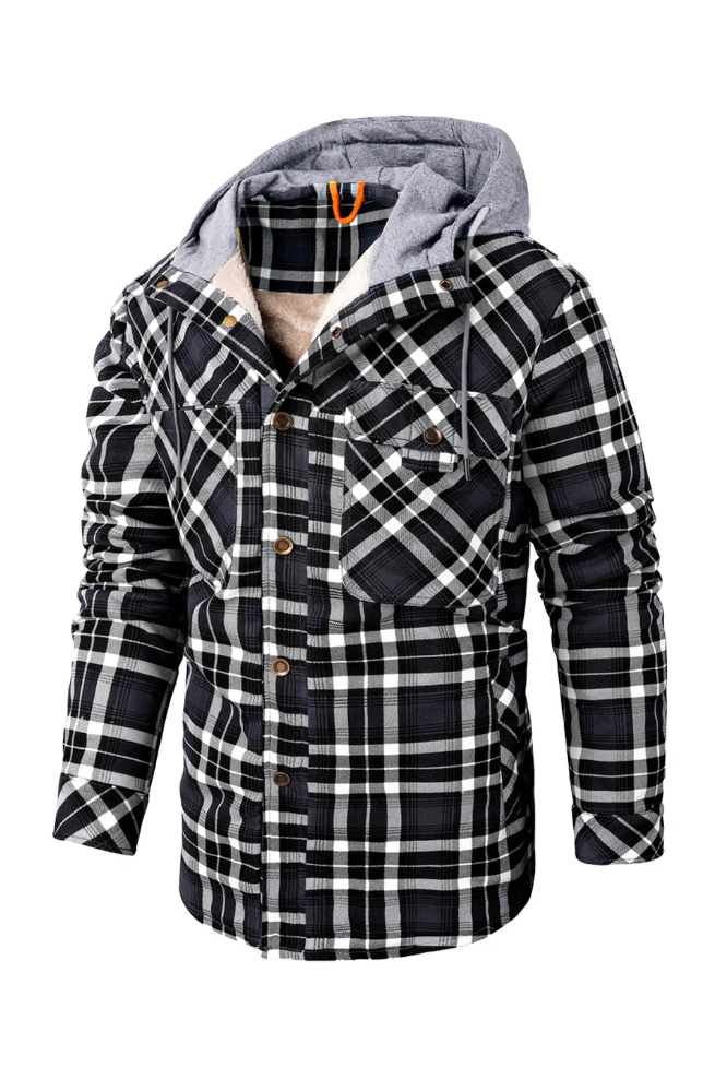 Mens Jacket with Melano Fabric Regular Fit