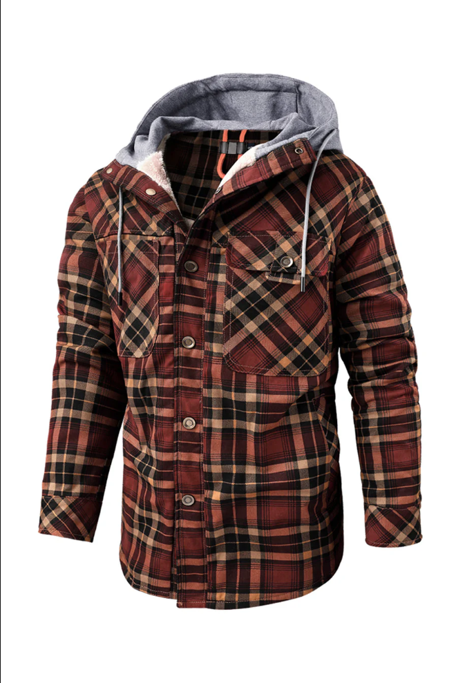 Mens Jacket with Melano Fabric Regular Fit