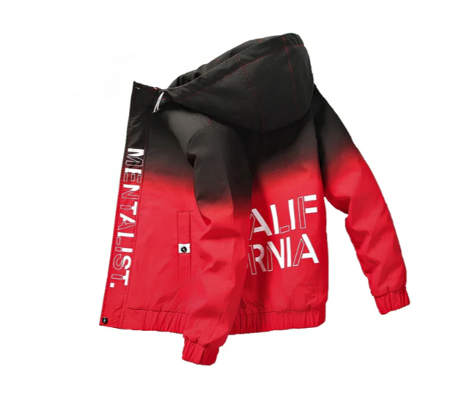 Mens Jacket Ombre Design Regular Fit