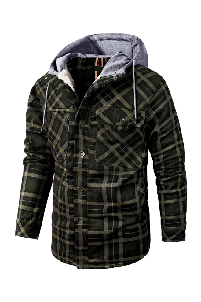 Mens Jacket with Melano Fabric Regular Fit