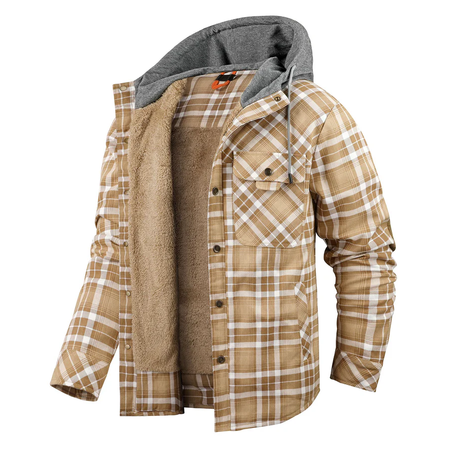 Mens Jacket with Melano Fabric Regular Fit