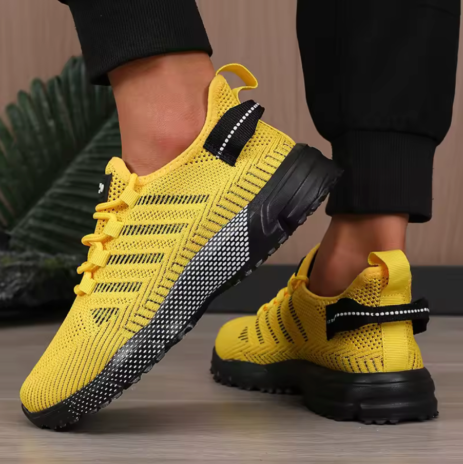 Unisex Running Sneakers Mesh Lightweight Breathable - BritishMode