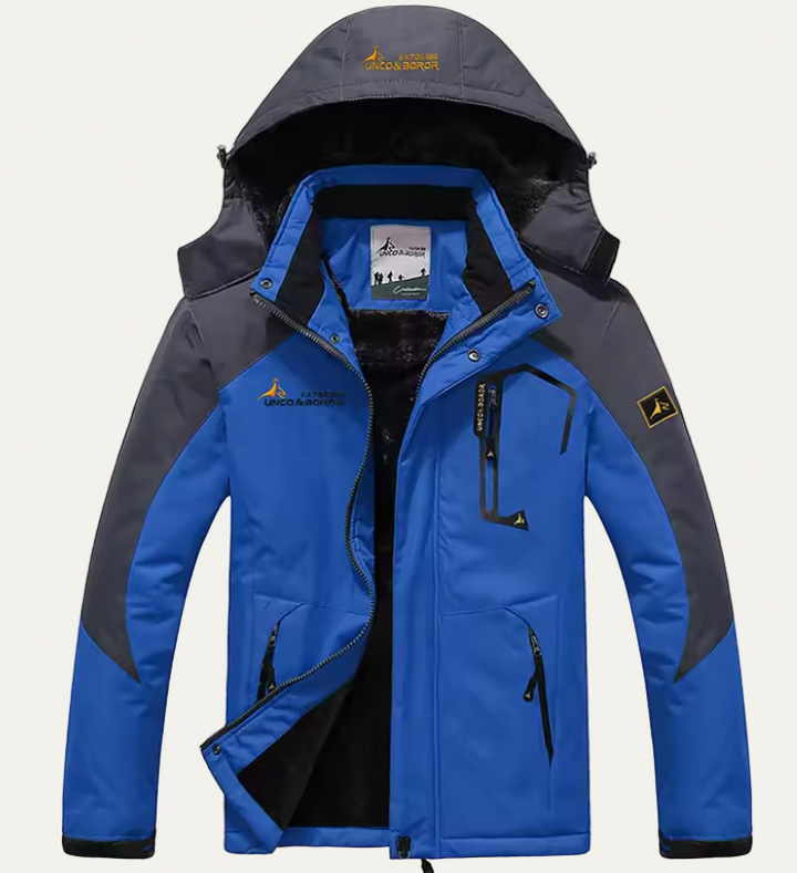 Mens Ski Jacket Multi-Layer Heavy Duty Performance