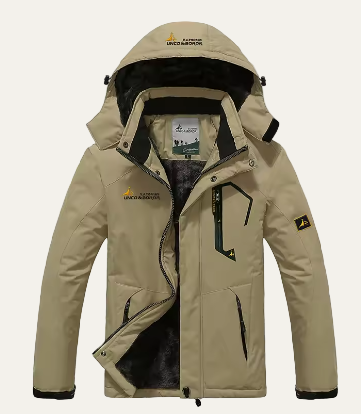 Mens Ski Jacket Multi-Layer Heavy Duty Performance
