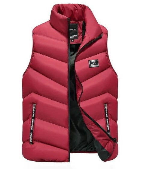 Mens Sleeveless Transitional Jacket Lightweight Design