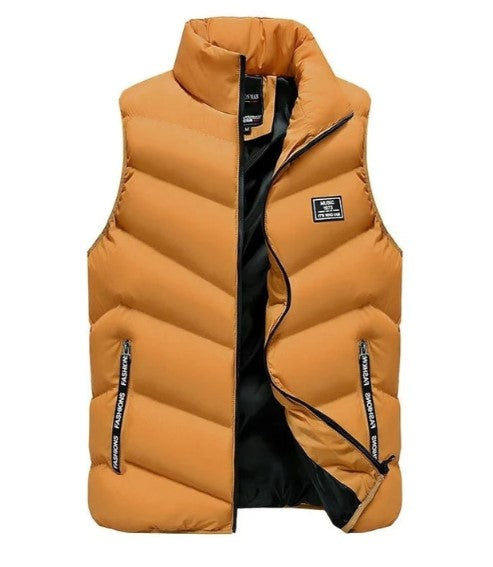 Mens Sleeveless Transitional Jacket Lightweight Design