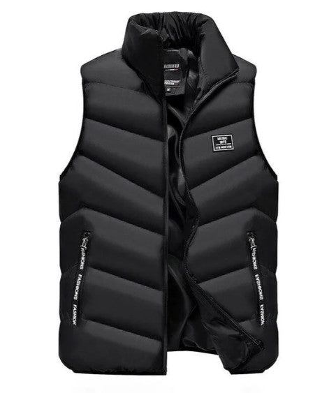 Mens Sleeveless Transitional Jacket Lightweight Design
