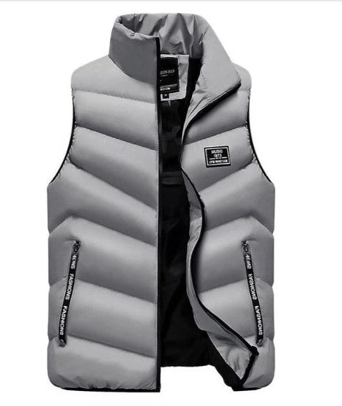 Mens Sleeveless Transitional Jacket Lightweight Design
