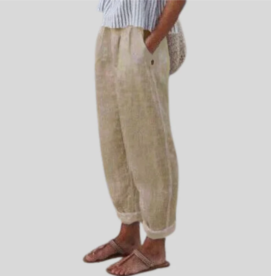 Womens Pants Fabric Chic Style - BritishMode