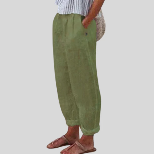 Womens Pants Fabric Chic Style