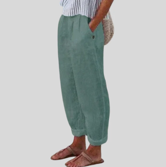 Womens Pants Fabric Chic Style