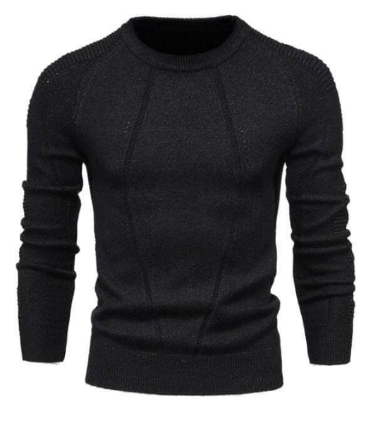 Mens Slim-Fit Knit Sweater