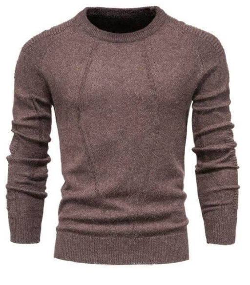 Mens Slim-Fit Knit Sweater