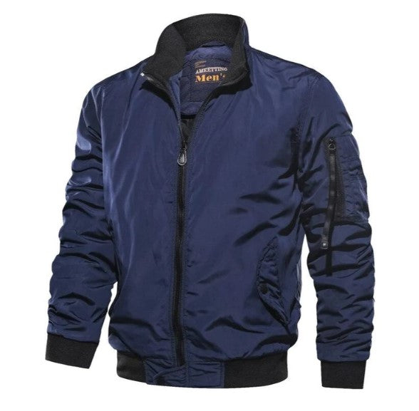 Mens Jacket with Sleeve Pocket Transitional Fit - BritishMode