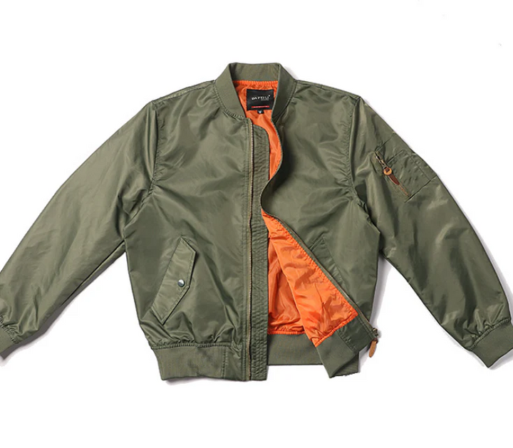 Mens Bomber Jacket Lightweight Casual Fit