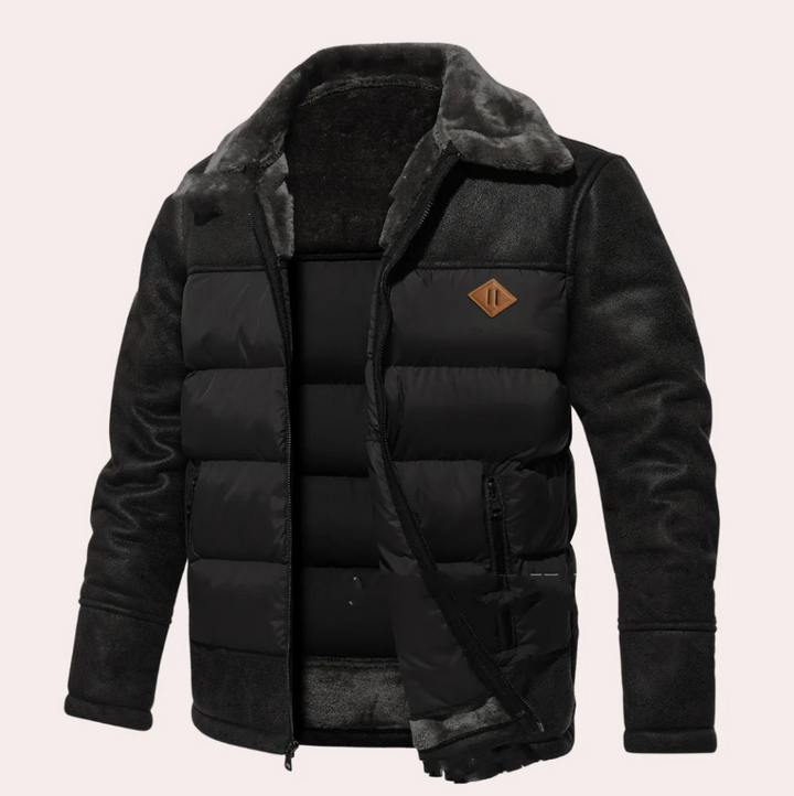 Mens Winter Jacket Cozy Insulated Fit