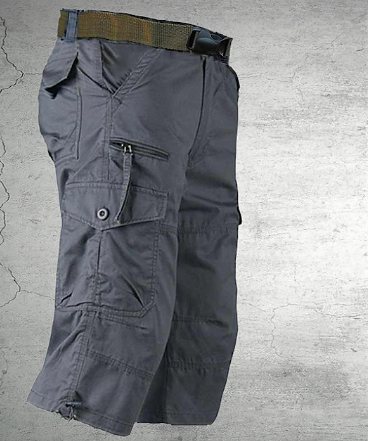 Mens Stretch Cargo Shorts Relaxed Fit - BritishMode