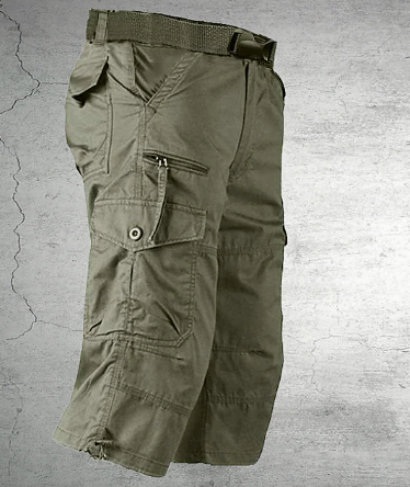 Mens Stretch Cargo Shorts Relaxed Fit