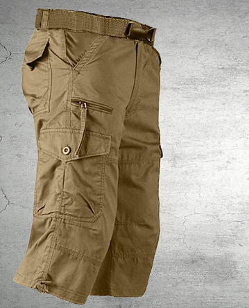 Mens Stretch Cargo Shorts Relaxed Fit