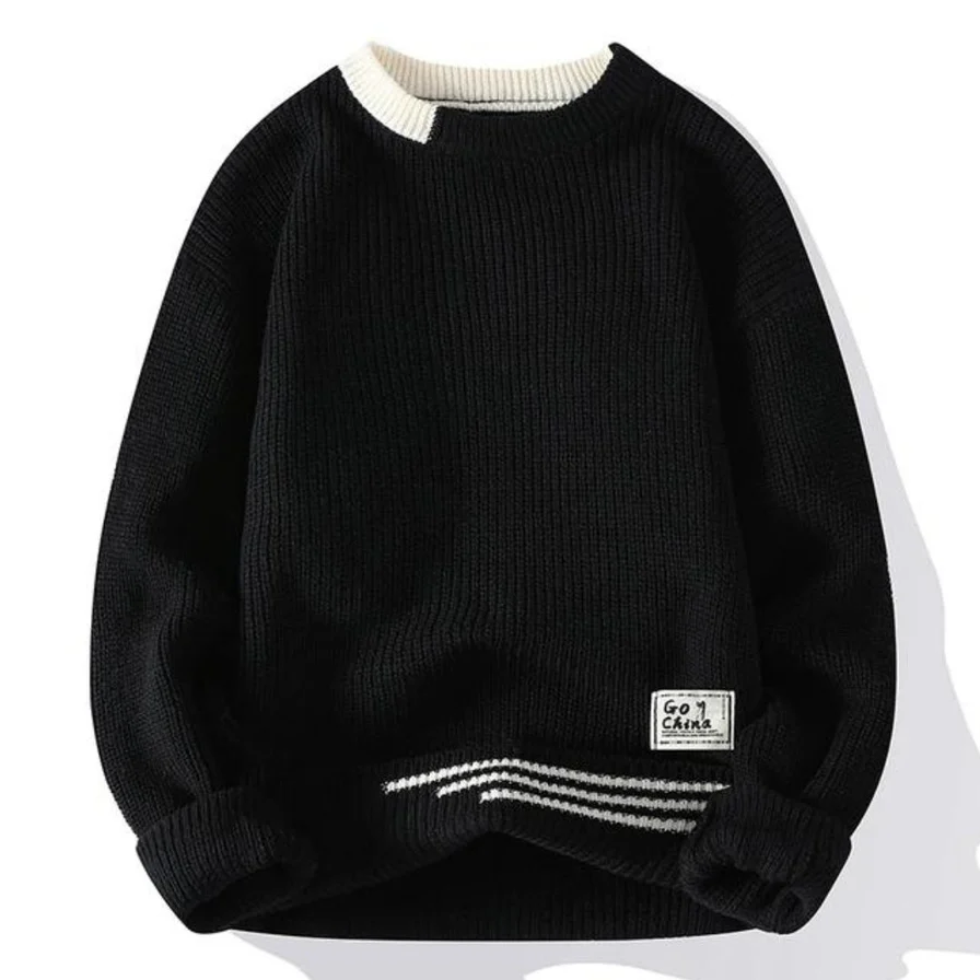 Mens Knit Sweater Soft Fabric Regular Fit