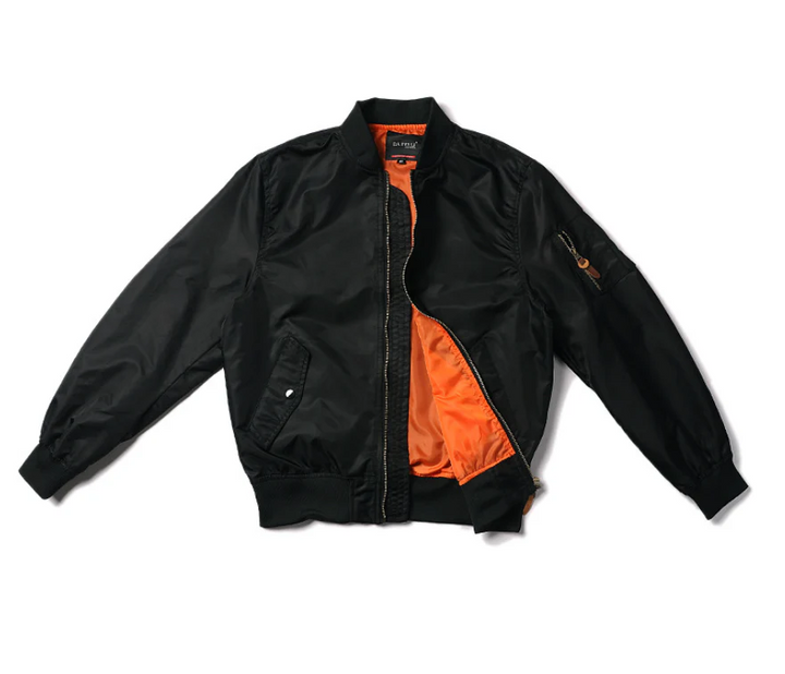 Mens Bomber Jacket Lightweight Casual Fit - BritishMode