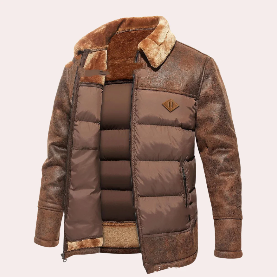 Mens Winter Jacket Cozy Insulated Fit - BritishMode
