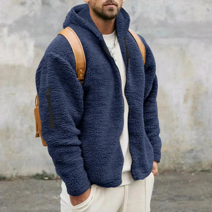 Mens Winter Jacket Fleece and Cashmere Insulated Fit