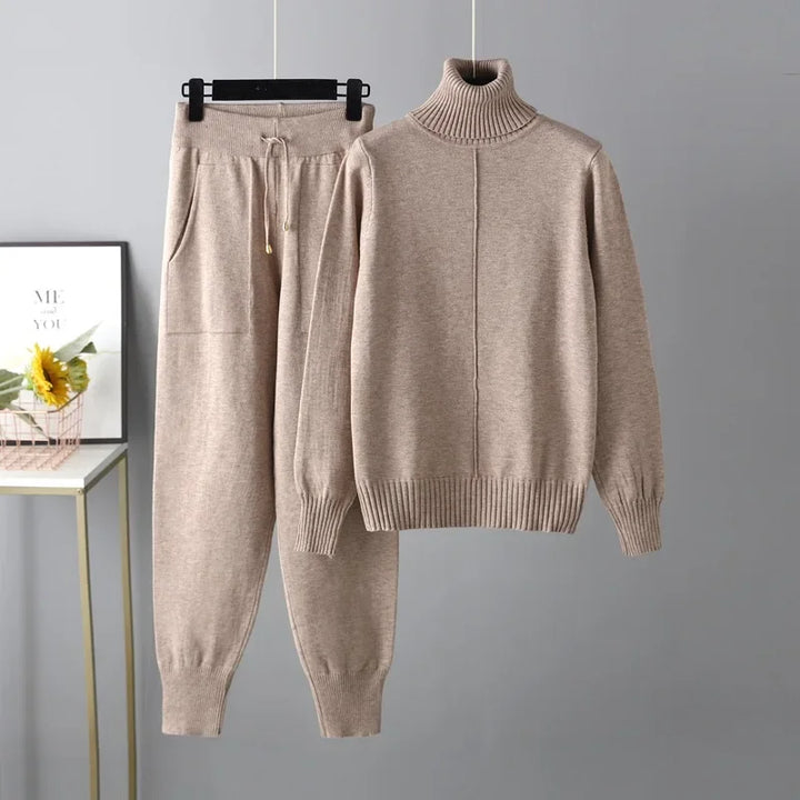 Womens Knit Two-Piece Outfit Cozy Fit