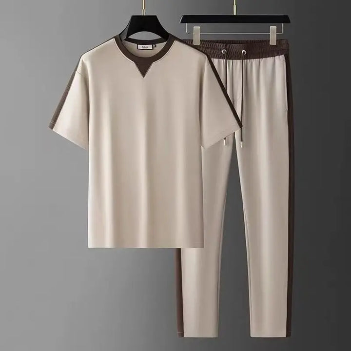 Mens Athletic Wear Set Breathable Lightweight Fit