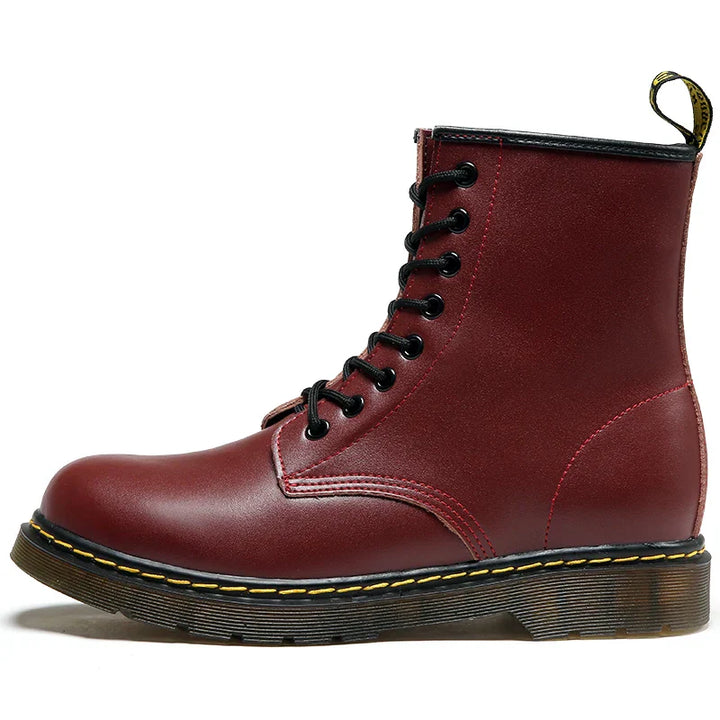 Mens Chelsea Boots Leather Warm Insulated
