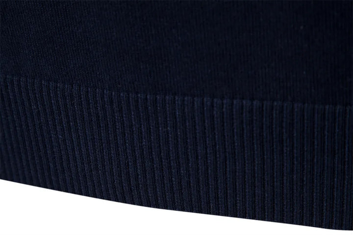 Mens Quarter-Zip Sweater Knit Regular Fit