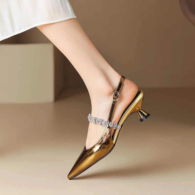 Womens Kitten Heel Shoes Classic Style