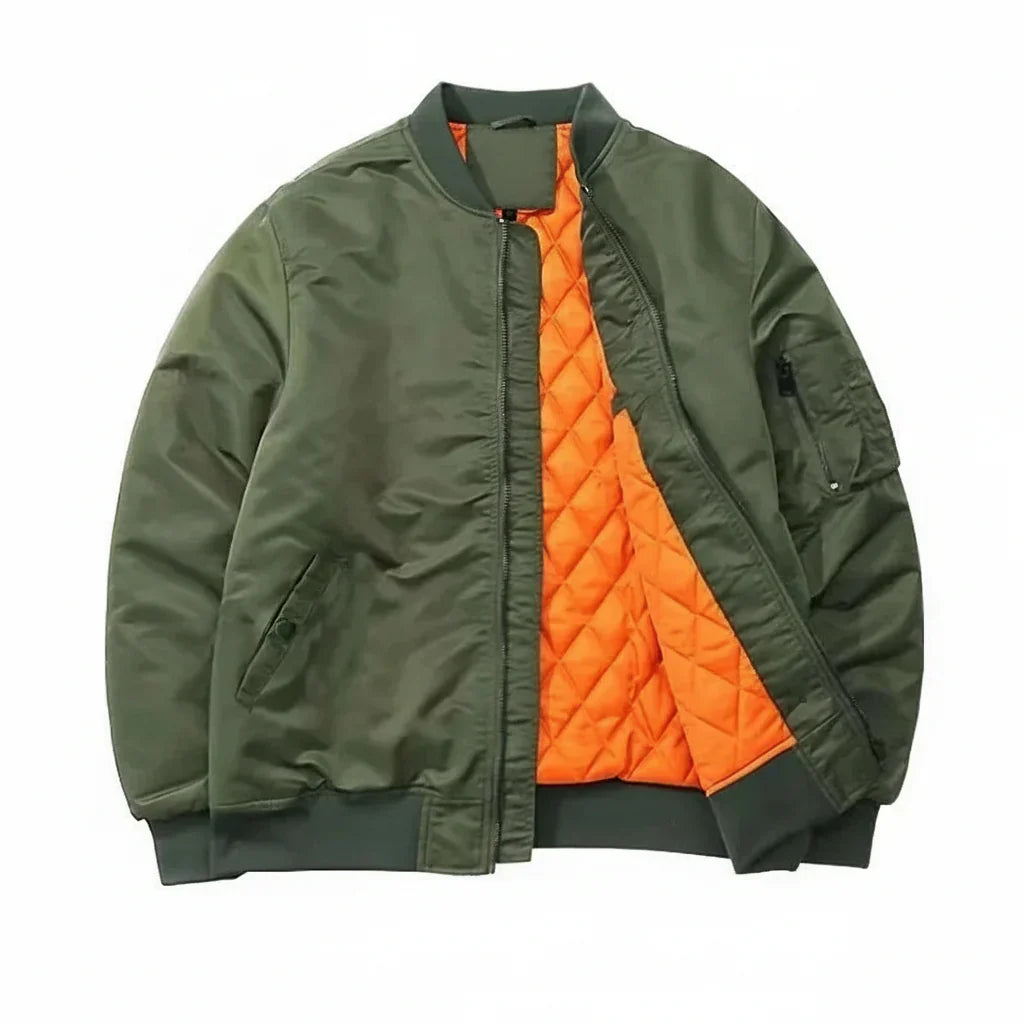 Mens Bomber Jacket Classic Flight Style - BritishMode