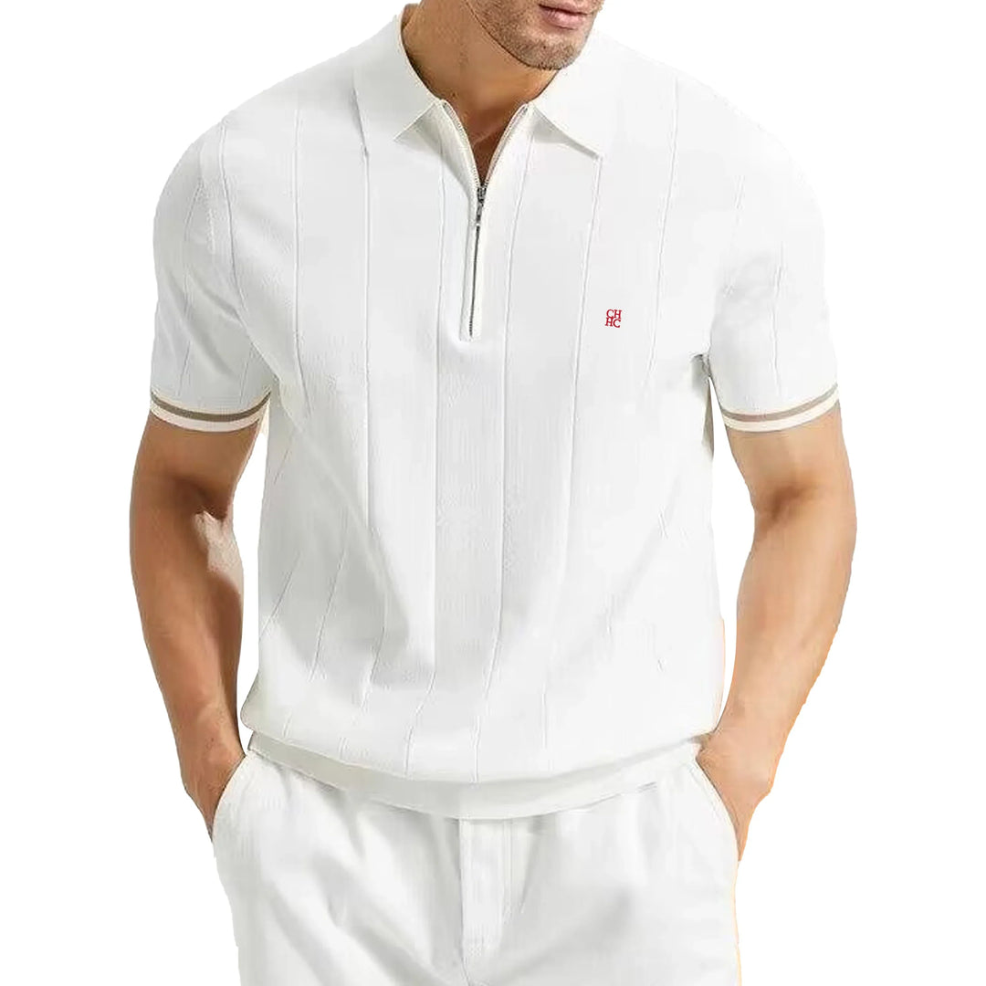 Mens Polo Shirt Lightweight Breathable Summer Fit - BritishMode