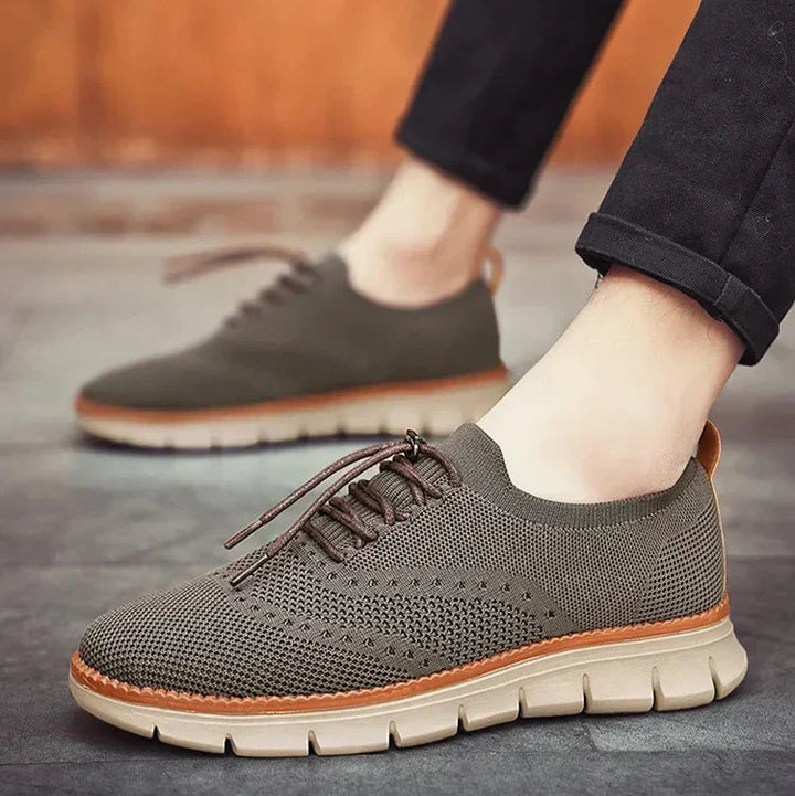 Unisex Sneakers Casual Lace-Up Design