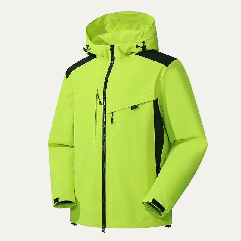 Mens Casual Hooded Jacket Technical Minimalist Style