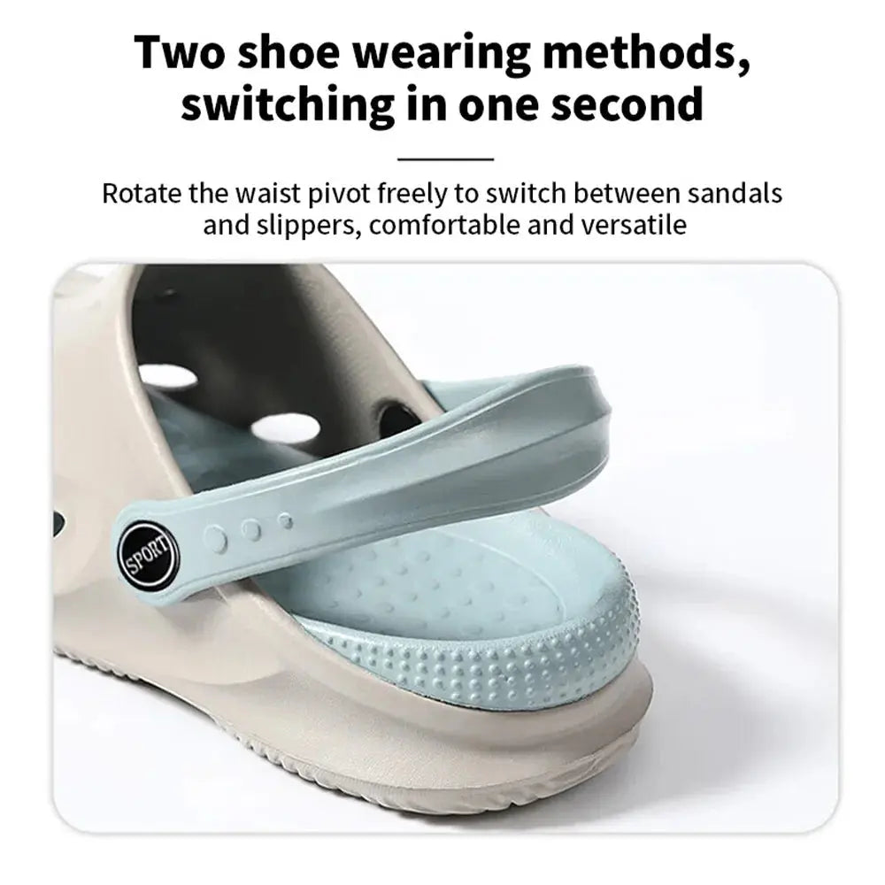 Mens Slides Comfortable Soft Footbed Casual Fit