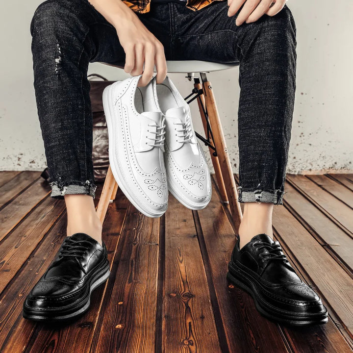 Mens Leather Shoes Genuine Leather