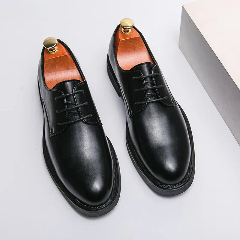 Mens Dress Shoes Leather Classic Fit