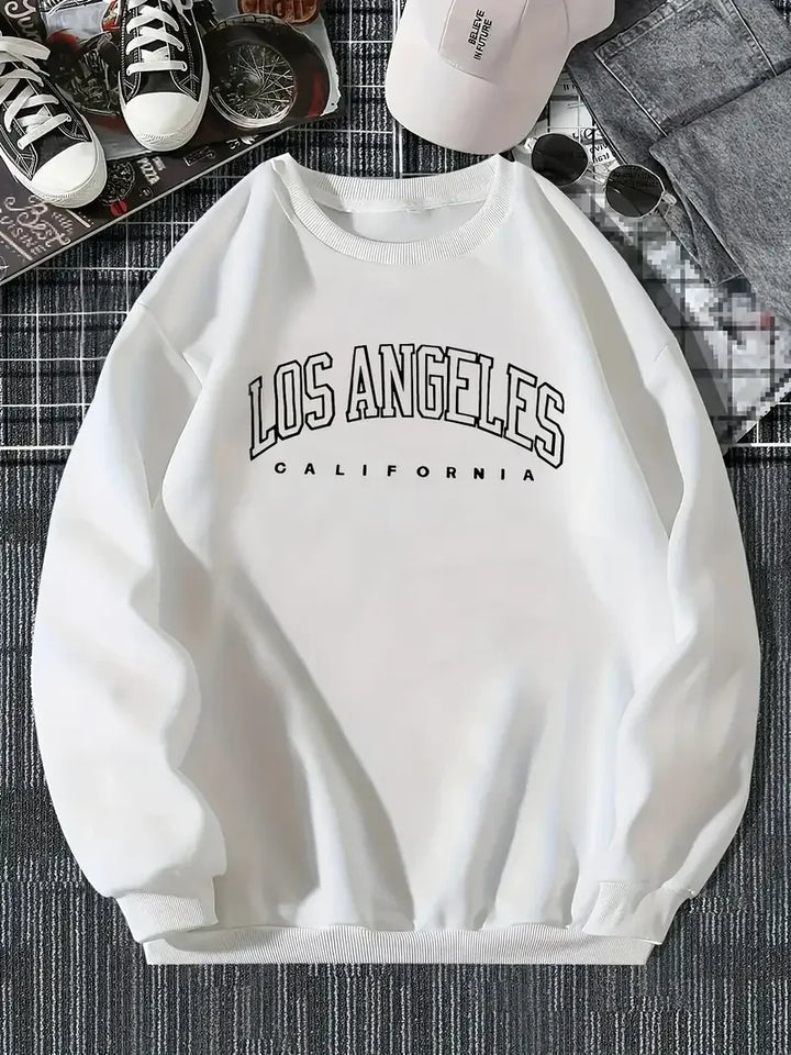 Unisex Winter Sweatshirt Printed Crewneck