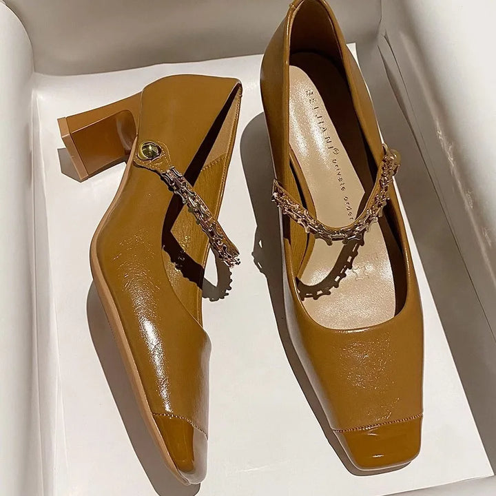 Womens Heeled Shoes Classic Fit - BritishMode