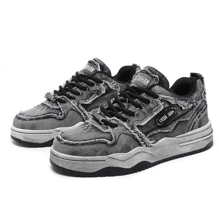 Mens Skate Shoes Denim Casual Fit