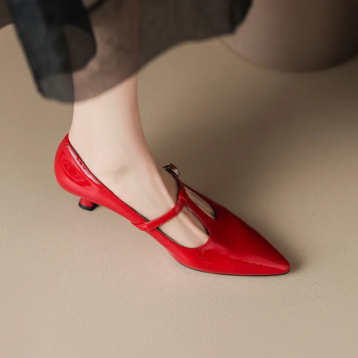Womens Leather Heels Genuine Leather Classic Fit
