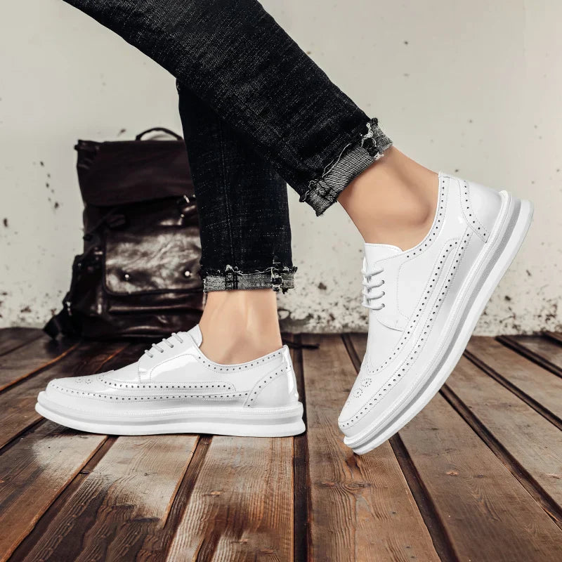 Mens Leather Shoes Genuine Leather