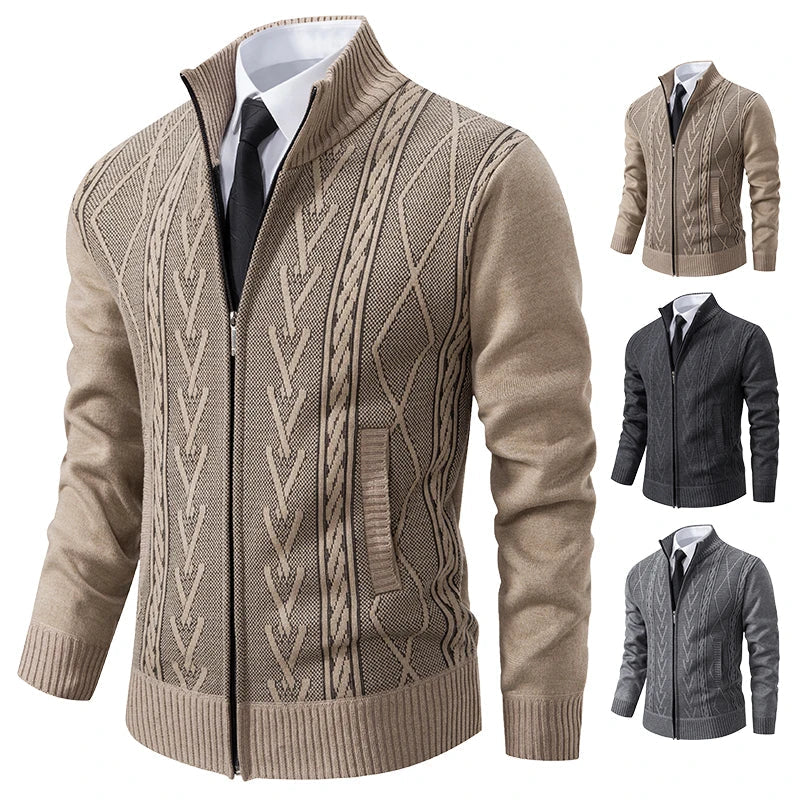 Mens Knit Cashmere Sweater Soft Fit - BritishMode