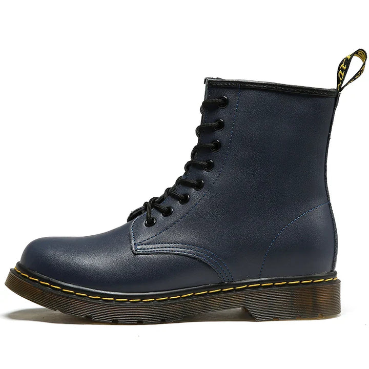 Mens Chelsea Boots Leather Warm Insulated