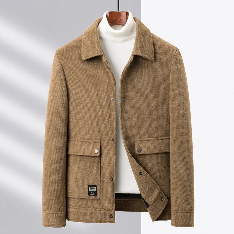 Mens Wool Jacket Ventilated Fit - BritishMode