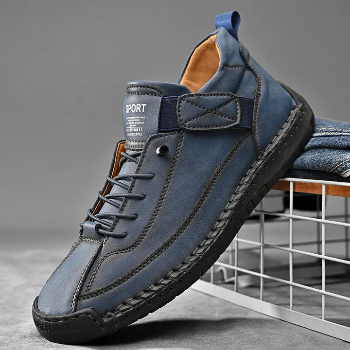 Mens Casual Walking Sneakers Moc Stitching Grip Outsole