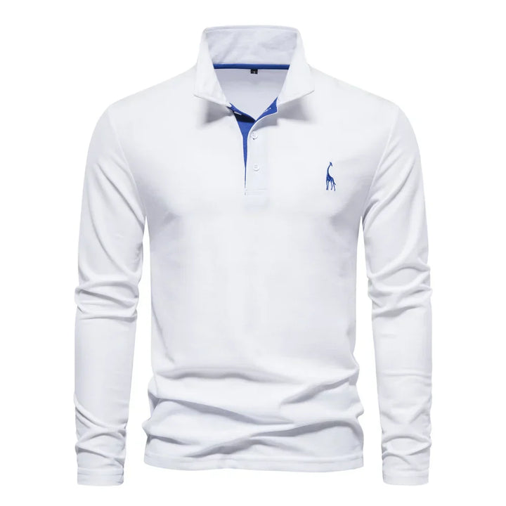 Mens Polo Shirt Embroidered Classic Fit