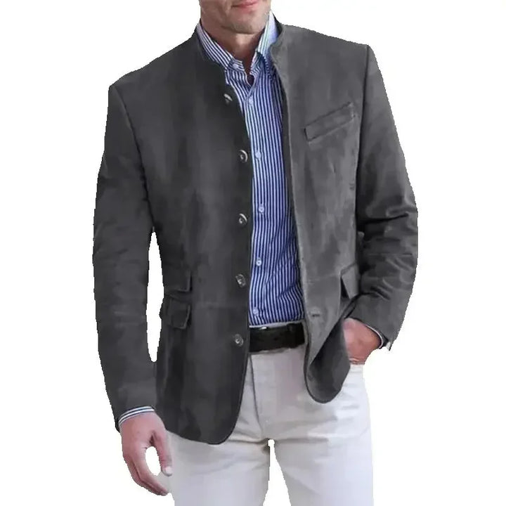Mens Blazer Jacket Classic Fit Slim Style